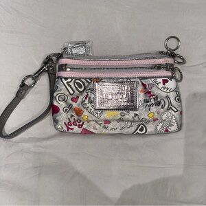 Coach Poppy Wristlet